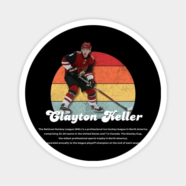 Clayton Keller Vintage Vol 01 Magnet by Gojes Art